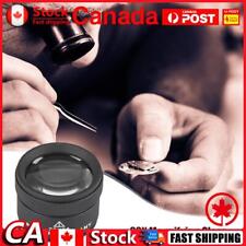 30X Magnifying Glass Optical Lens Magnifier Coin Watch Repair Loupe (Black) CA