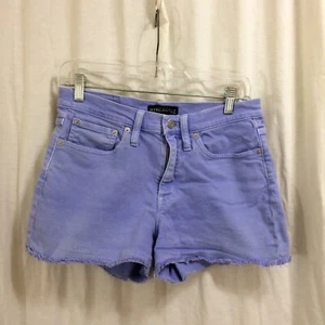 Pantaloncini corti J Crew Mercantile stile jeans misto cotone lavanda taglia 27 - Foto 1 di 4