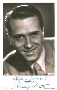 Rolf Wanka Original Signature On Ross Card No. 9231 J