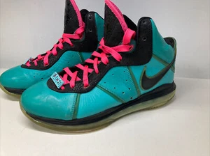 Nike Lebron 8 Pre-Heat South Beach Size 8.5 417098-401 - Picture 1 of 9