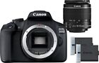 Canon EOS 2000D plus EF-S 18-55mm f/3.5-5.6 IS II Lens plus Spare Battery