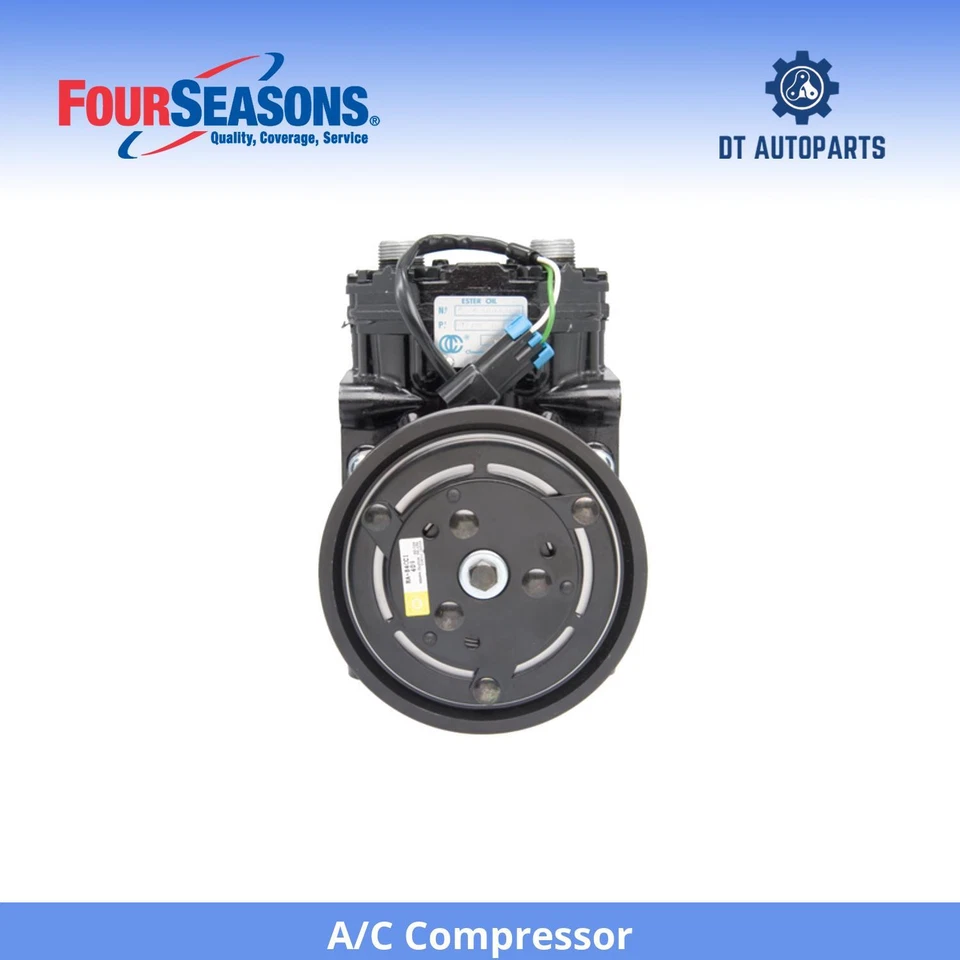 Compresor de aire acondicionado Freightliner Century Clase 1999-2000 4 estaciones Foto 1 de 4