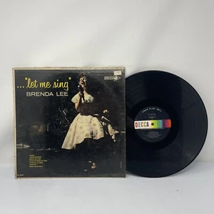 Brenda Lee ... "Let Me Sing" 1963 UK 1st Press 12" Vinyl LP Mono - Picture 1 of 4