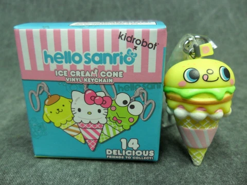 Kidrobot Hello Sanrio NEW * Dokidoki Yummychums * 2/24 Ice Cream Blind Box Kitty Cover