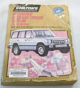 Chilton Mitsubishi Cars and Trucks 1983-89 Repair Manual #7947 - Picture 1 of 11