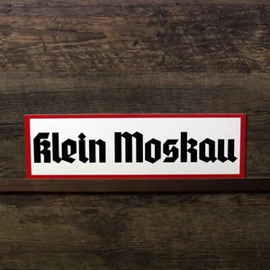 Schild Klein Moskau Wegweiser Hinweisschild Warnschild 34x10cm Wünsdorf WH - Bild 1 von 2