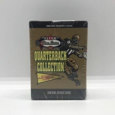 2002 FLEER BOX SCORE QUARTERBACK COLLECTION TOM BRADY 1ST YR QBC #198 - Image 1 of 4
