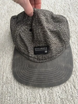 Sombrero de embarque Billabong gris talla única tejido trasero a presión Foto 1 de 4