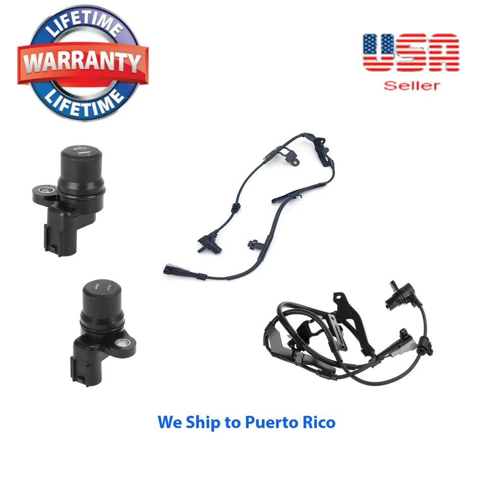 4 ABS Wheel Speed Sensor Front Rear Left & Right Fit: TOYOTA Tundra 2000-2006 - Image 1 of 4