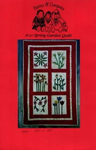 Spring Garden Quilt #127  ~  Patrice & Company  ~  Approx. 29" X 45" - Picture 1 of 2