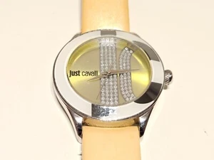 RETRO LUXURY ELEGANT WITH STONES LADIES ST.STEEL QUARTZ WATCH "JUST CAVALLI" - Picture 1 of 14