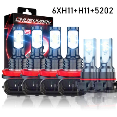 Faros LED bombillas antiniebla altas bajas para Dodge Grand Caravan 2015 2016 2017 2018 Foto 1 de 4