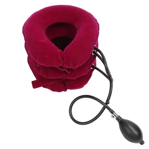 Cervical Neck Traction Device Pain Relief Soft Inflatable Neck Stretcher PLM - Picture 1 of 12