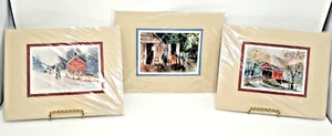 NEW SEALED 3 Ed Gifford Amish Photographic Images ( 3 ) 4x6 w/ 8x10 Mat Unframed - Picture 1 of 11