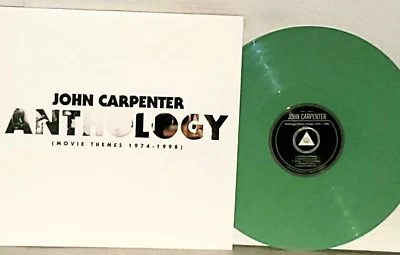 JOHN CARPENTER Anthology Movie Themes Anti God Green Vinyl LP VG+ 2017 SBR177 Foto 1 de 4