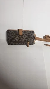 New Time and Tru Women's Phone Case Brown Fancy Design Wallet - New - Picture 1 of 4