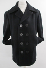 Military Style Peacoat, US Navy Pea Coat, Wool, Small, Fits 42" Chest - R225