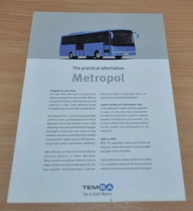 Folleto turco de autobús Temsa Metropol - Imagen 1 de 2