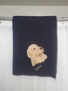 Vintage Woolrich Dog Throw Blanket