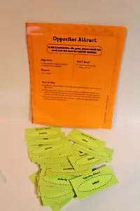 Opposites Attract Game for Reading Grades 3-5 Scholastic Teaching Activity NEW - Picture 1 of 1