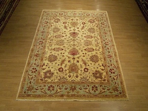 Alfombra afgana Sultanabad 6 x 7,7 hecha a mano de alta calidad _tintes naturales lana hilada a mano - Imagen 1 de 11