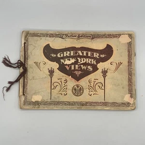 1904 Greater New York Views Parlor Edition Antique Photo Book Souvenir - Bild 1 von 24