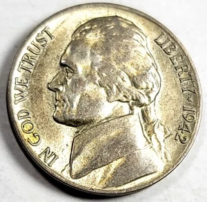 2 Mint Error Defective Planchets - 1942-P Jefferson Nickel - Picture 1 of 7