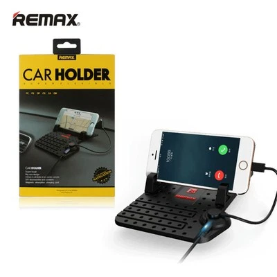 X2 Cars Phone Mobile Holder Stand Dashboard Vehicle Mount Charger For iP + Micro - Image 1 of 4