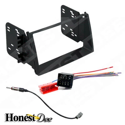 Kit de tablero y cables de instalación de radio Din doble estéreo para automóvil Metra 95-7337B para Soul Foto 1 de 4