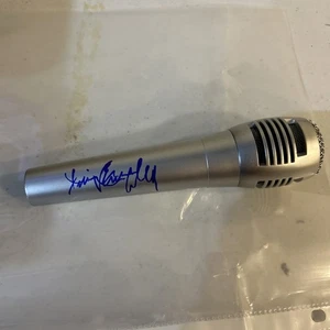 JIM LAMPLEY SIGNED AUTOGRAPH MICROPHONE ACOA BOXING HOF ANNOUNCER HBO - Picture 1 of 7