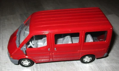 Schabak Modell "Ford Transit No. 1300/1301", Modellauto 1:35, Farbe rot - Bild 1 von 4