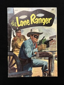 The Lone Ranger Dell #80 febrero 1955 Hartman cubierta pintada en muy buen estado/f - Imagen 1 de 2
