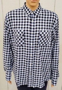 Men's Chaps Surplus Shirt Button Up Down Long Sleeve 100% Cotton Fitted Size XL - Picture 1 of 7