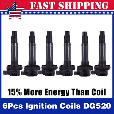 6pcs High Performance Ignition Coil for Mazda CX-9 2008-2015 3.7L UF553 DG520 Foto 1 de 4