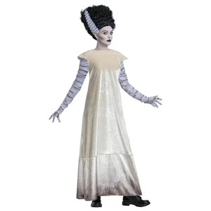 Costume Donna Deluxe Sposa di Frankenstein - Grande - Costume Halloween Adulto - Foto 1 di 12