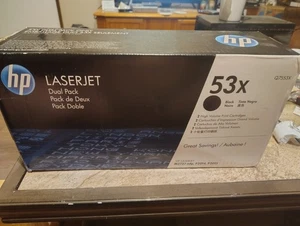 (1) HP LaserJet Printer High Yield Toner Cartridge 53X Black - Zdjęcie 1 z 7