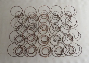 20 Vintage Rusty Bed Springs Metal Hour Glass Coils Primitive  Tornado Lot 1 - Picture 1 of 6
