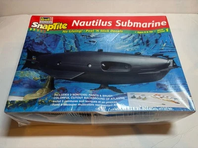 Revell/Monogram Nautilus Submarine SnapTite 1:100 Scale Kit #85-1178 SEALED - Image 1 of 2
