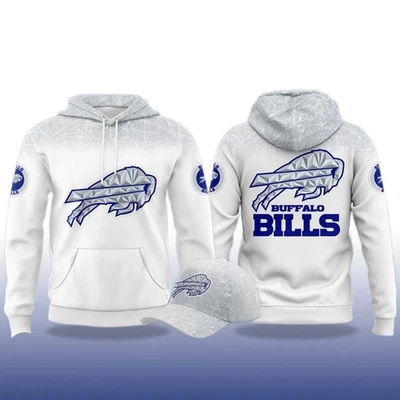 NFL Buffalo Bill Rivalries Cold Front Hoodie 2025 Size S-5XL - Image 1 of 3