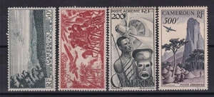 TIMBRE STAMP 4 CAMEROUN Y&T#38-41 PA AVION & FLORE NEUF**/MNH-MINT 1947 ~R99 - Picture 1 of 1
