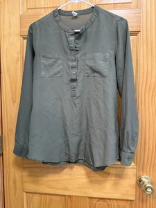 Blusa Henley Old Navy talla S verde militar  - Imagen 1 de 8