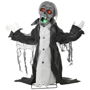 HOMCOM Sprachgesteuertes Halloween Animatronics Skelett, batteriebetrieben - Bild 1 von 11