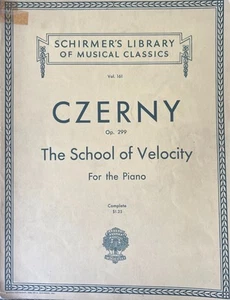 Czerny School of Velocity Op. 299 – Complete Piano Etudes (G. Schirmer) - Picture 1 of 4