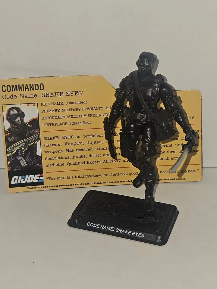 GI Joe 25 Aniversario Ojos de Serpiente Paquete de Batalla v28 Figura Hasbro 2007 Foto 1 de 4