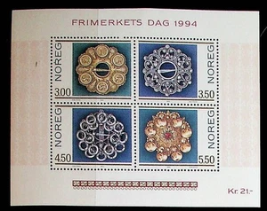 NORWAY Sc 1069 NH SOUVENIR SHEET OF 1994 - ART - Sc$9 - (FMJ25) - Picture 1 of 1