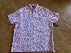 🎄Linen Club Room Luxury Button Down Shirt Size XXL - Picture 1 of 6
