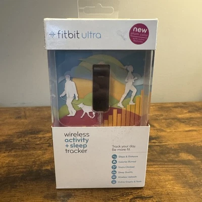 Fitbit Ultra Wireless Fitness Activity + Sleep Tacker Plum Color - New In Box - Image 1 of 4
