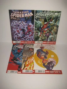 Amazing Spider-Man Spiral Parts 1-5 (2015) set completo #16.1-20.1 Marvel Comics - Foto 1 di 11