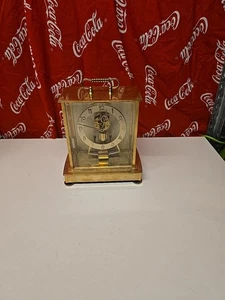 Vintage Kundo Electronic mantle clock 6 jewels brass glass German quality C1960s - Picture 1 of 11