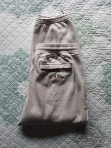 Vtg Sean John Y2K Cream/Ivory Sweatpants Joggers Fleece 34" XL - Picture 1 of 14